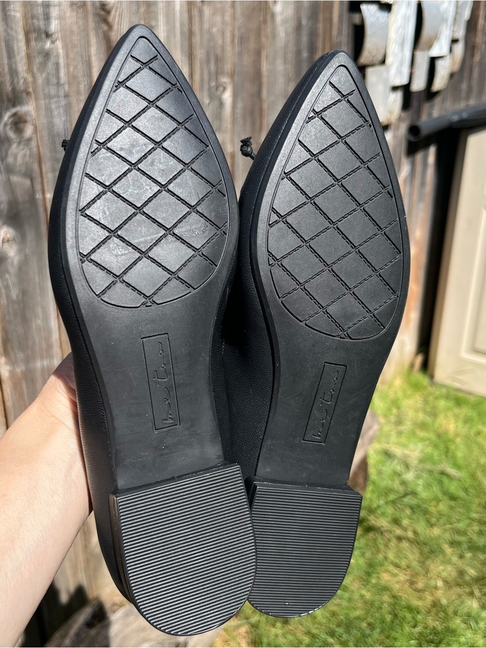 Me Too black pointed ballet flat size 7.5 - Picture 16 of 17